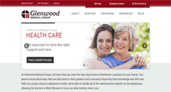 Desktop Screenshot of glenwoodmedicalgroup.com